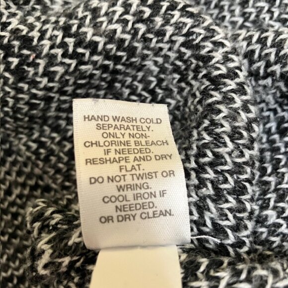 Purejill by J. Jill charcoal grey ombre mock turtleneck tunic sweater M - Picture 5 of 7